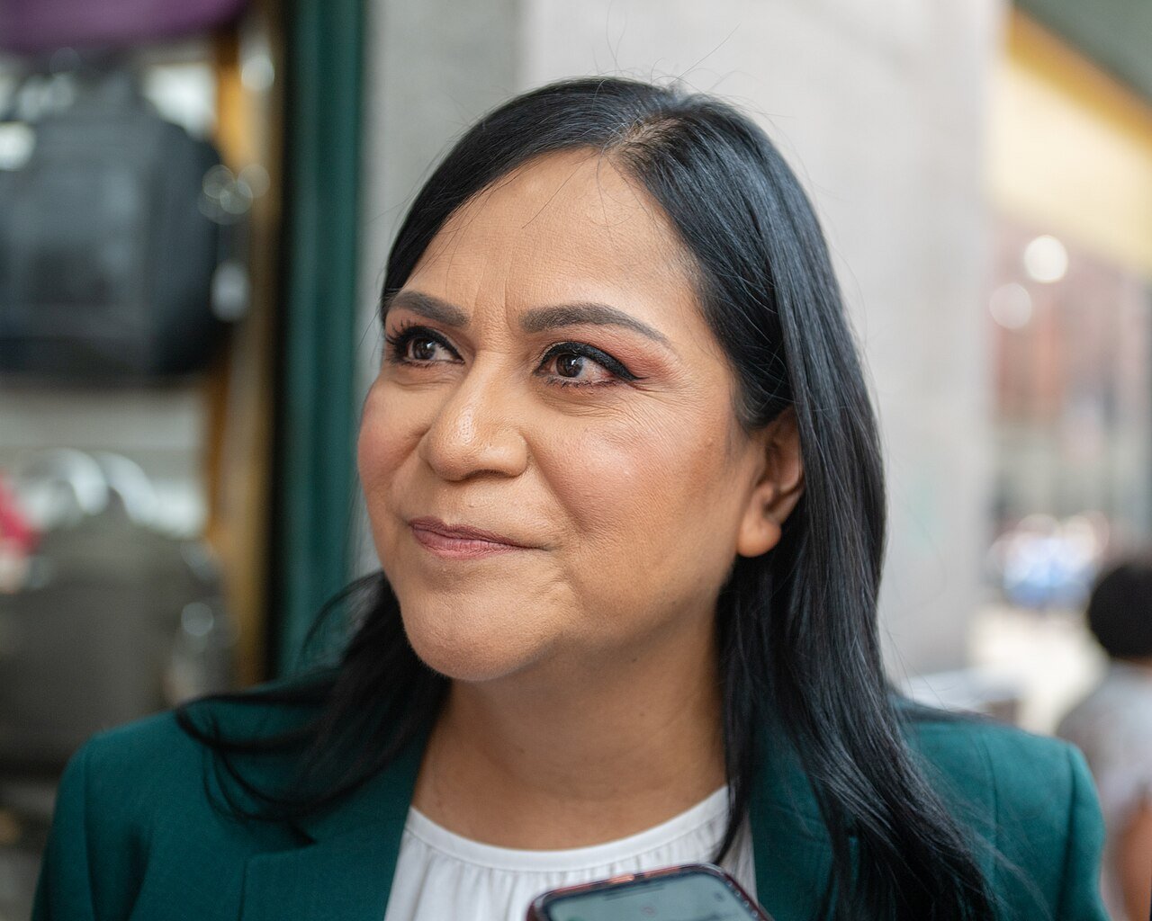 Retrato de Ariadna Montiel Reyes, dirigente nacional de Morena