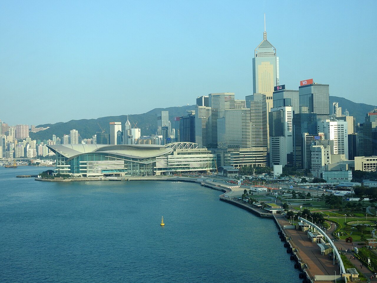 Centro de Convenciones y Exposiciones de Hong Kong, sede de la reunión de Finanzas de APEC
