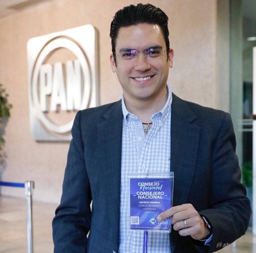 Jorge Romero Herrera, dirigente nacional del PAN