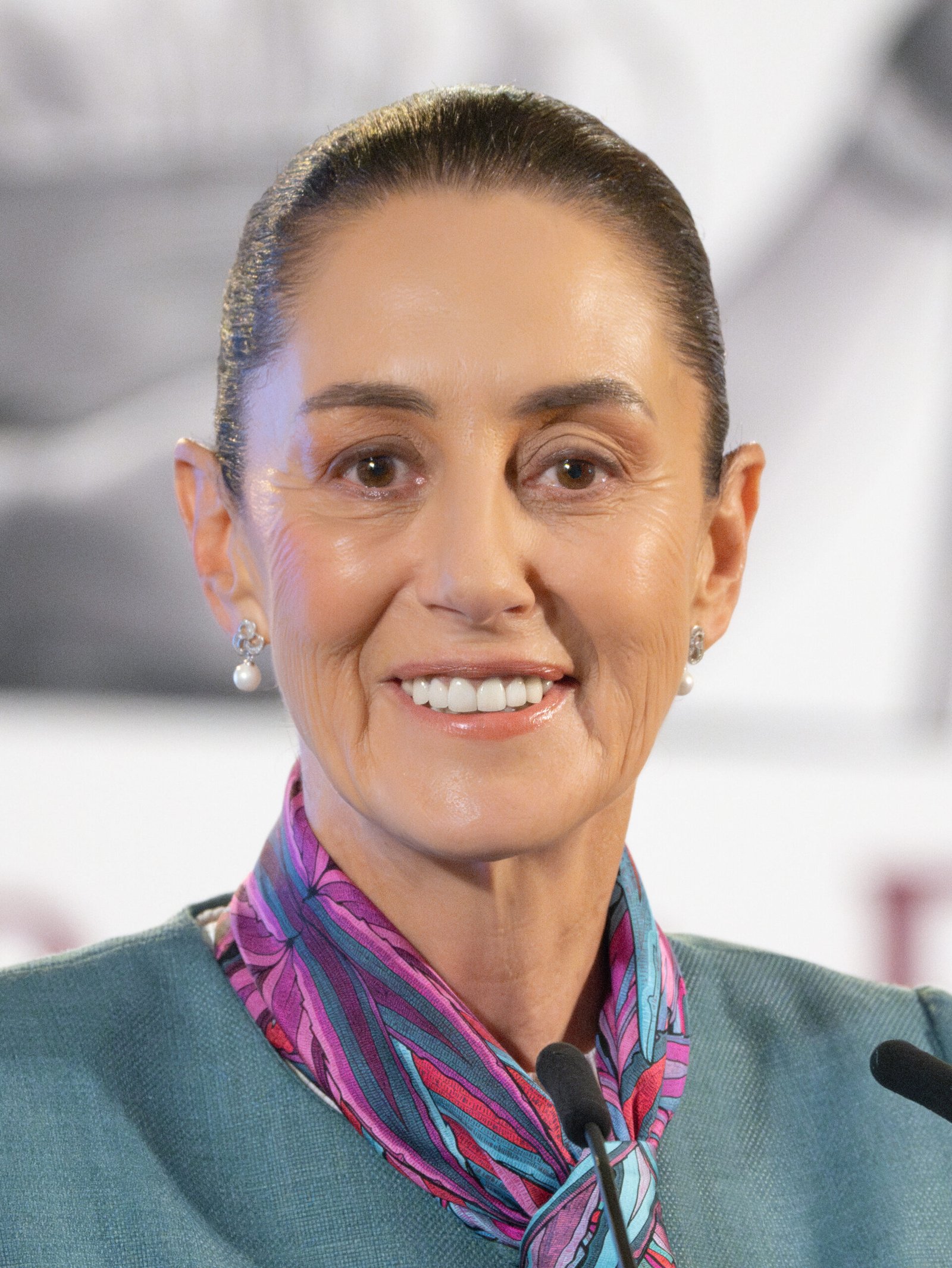 La presidenta de México, Claudia Sheinbaum, durante una conferencia matutina